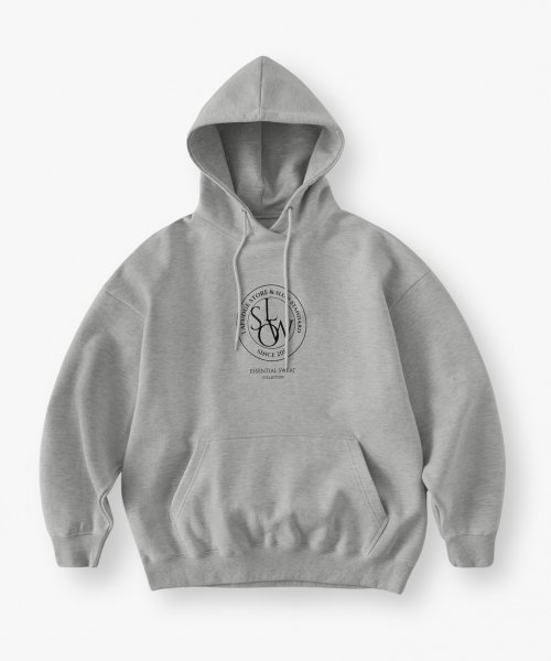 MUSINSA | LAFUDGESTORE Symbol logo Loose Fit hooded