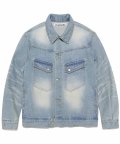 DENIM TRUCKER JACKET [BLUE]