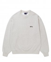 (23SS) [ONEMILE WEAR] SMALL ARCH CREWNECK OATMEAL