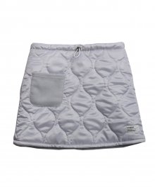 QUILTING SKIRT (GREY)