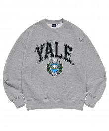 YALE EMBLEM CREWNECK GRAY