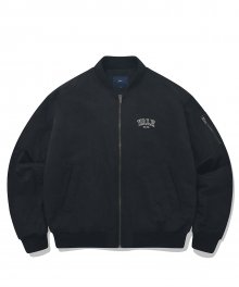 SMALL 2 TONE ARCH LOGO MA-1 JACKET BLACK