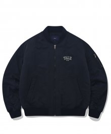 SMALL 2 TONE ARCH LOGO MA-1 JACKET NAVY