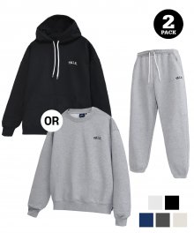 [ONEMILE WEAR] SMALL ARCH HOODIE or CREWNECK + SWEAT PANTS