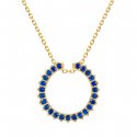 제이그레이슬렛(J.GRACELET) Solar Circle Sapphire Necklace ( S925 )