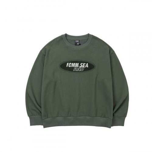 MUSINSA | FCMM WIND AND SEA X FCMM Old School Wide Sweatshirt