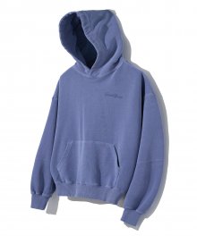NEEDLE STITCH CONTRAST DYEING HOODIE (PURPLE) [LRRSCTH107M]