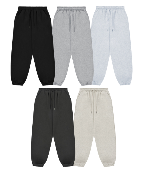 [2PACK] 와이드 조거핏 트레이닝 팬츠 - 5Color