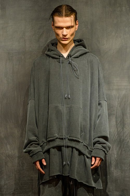 T-shirt Panel Layered худи-GR