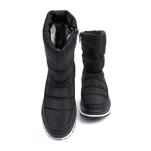 Black hot sale snow booties