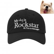 Rockstar dog Nylon cap (Black)