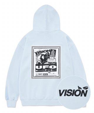 비전스트릿웨어(VISION STREETWEAR) VSW UFO Hoodie Sky Blue 상품 이미지