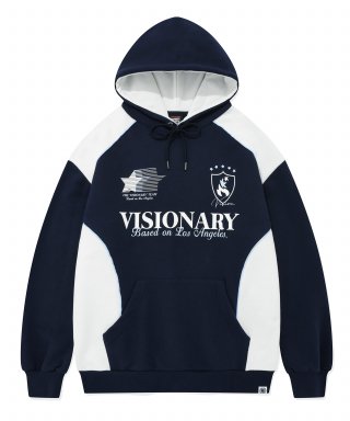 비전스트릿웨어(VISION STREETWEAR) VSW Football Hoodie Navy 상품 이미지