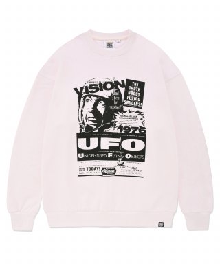 비전스트릿웨어(VISION STREETWEAR) VSW UFO Crewneck Pink 상품 이미지