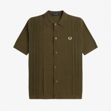 [Sharp] 버튼 스루 니트 셔츠(Q55) AFPM2315524-Q55