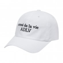 ADLV BASIC BALL CAP WHITE