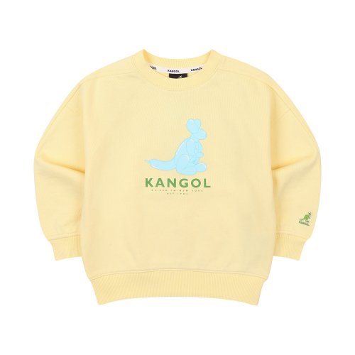 캉골키즈(KANGOL KIDS) 벌룬 그래픽 포인트 스웨트셔츠 PA 0010 레몬/APACRT00100LE - 사이즈 & 후기 | 무신사