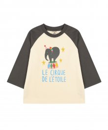 코끼리 레글런 티셔츠
