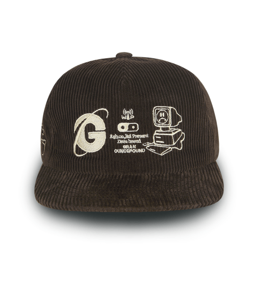 그램 아운스 파운드(GRAM OUNCE POUND) INTERNET CORDUROY 5-PANEL CAP_BROWN - 45,000 | 무신사 스토어
