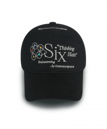 SIX THINKING 6-PANEL CAP_BLACK