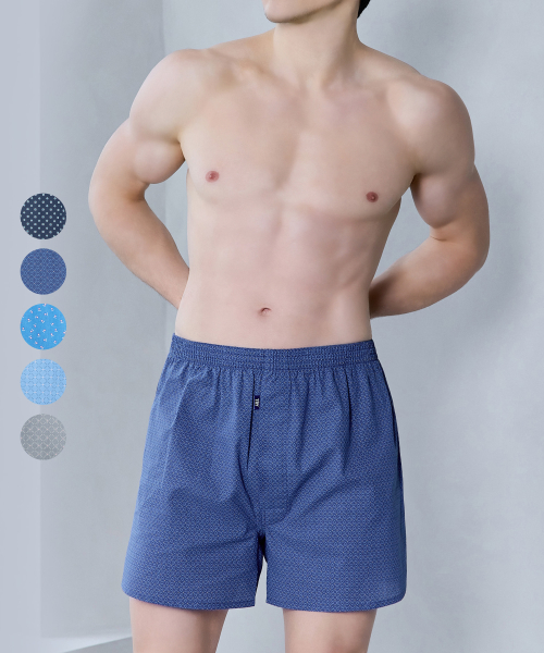 [5PACK] Мужские боксеры T Cool Cotton TT01 в паттерн