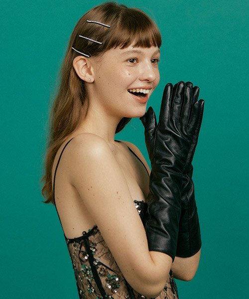 Xpier long leather glove