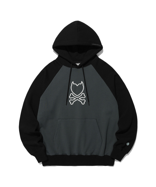 [나이스고스트클럽] DANGER HEART HOODIE_CHARCOAL(NG2DSUM414A) NG2DSUM414ACH