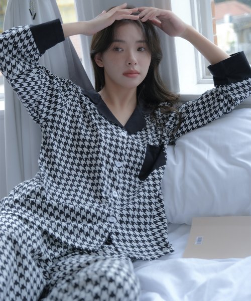 Пижамный комплект двойка Houndstooth