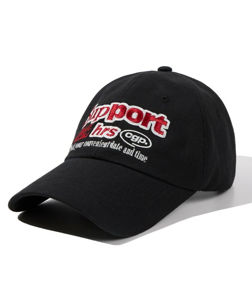 코드그라피() 서포트 24H 볼캡_블랙 상품 이미지