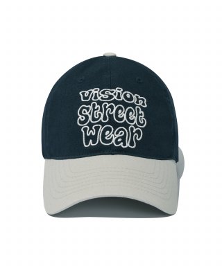 비전스트릿웨어(VISION STREETWEAR) VSW Colorblock Ball Cap Navy 상품 이미지