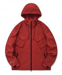 VSW Utility Windbreaker Red