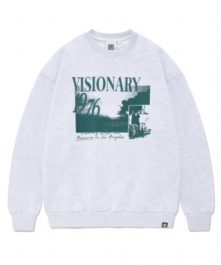 비전스트릿웨어(VISION STREETWEAR) VSW Old Memories Crewneck Light Gray 상품 이미지