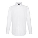 닥스셔츠(DAKS SHIRTS) 노케어 스트라이프 도비 조직 화이트 드레스 셔츠 레귤러핏 WHITE