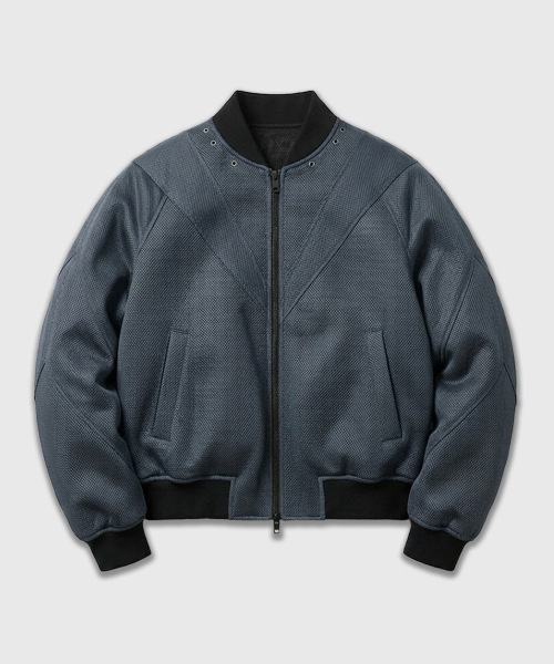 Металлический сетчатый бомбер (Grey)