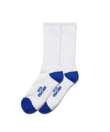 [YALE x NICEWEATHER] LOGO SOCKS WHITE