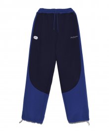 [YALE x NICEWEATHER] MIXED SWEAT PANTS NAVY