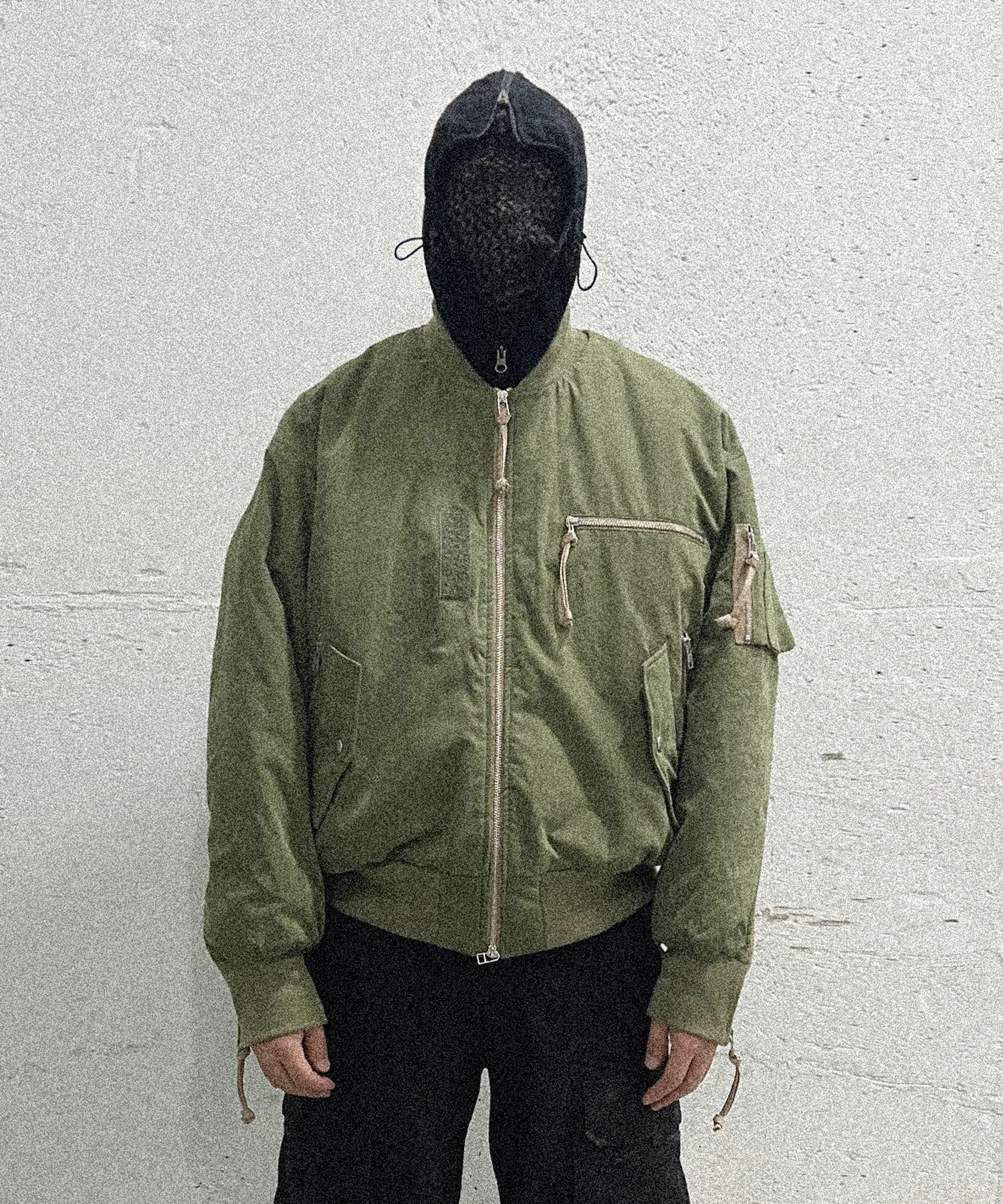 MULTI ZIPPER BOMBER пиджак [KHAKI]