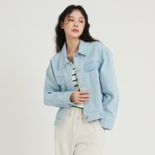 박시크랍 데님 블루종 자켓 AN1DZ264