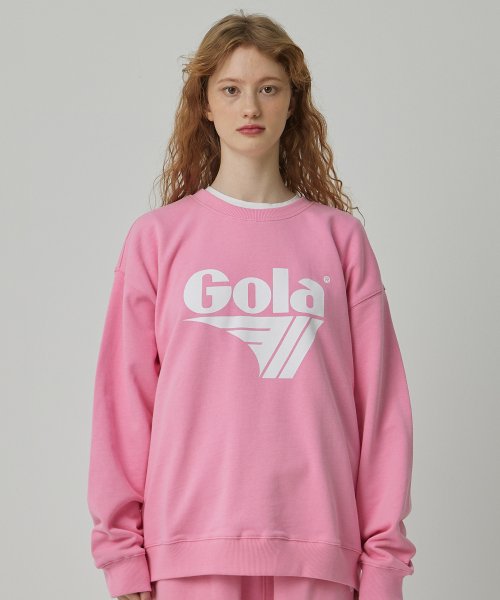 골라(GOLA) SIGNATURE LOGO SWEATSHIRTS [PINK] - 사이즈 & 후기 | 무신사