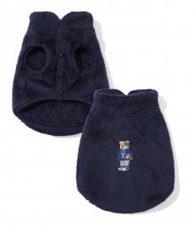 EMBROIDERY UNIVERSITY DAN DOGGY FLEECE JACKET NAVY