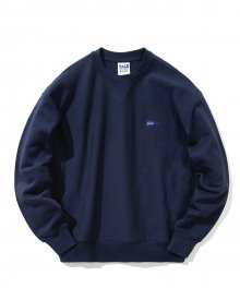 REVERSE WEAVE CREWNECK NAVY