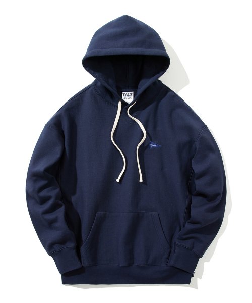 Reverse weave hoodie navy hotsell