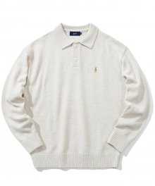 HERITAGE UNIVERSITY DAN PK KNIT IVORY