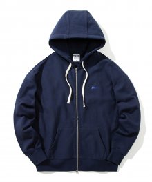 REVERSE WEAVE HOODIE ZIP UP NAVY