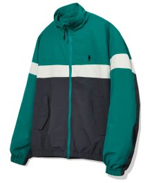 NYLON TRACK BLOUSON GREEN