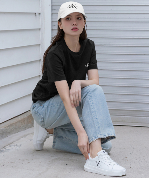 캘빈클라인 진() 남녀공용 화이트 말모 스니커즈 YM00681 01U / YW00823 YBR 상품 이미지