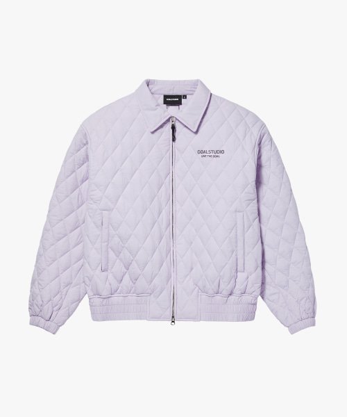 EMBROIDERY PADDING JACKET-LAVENDER
