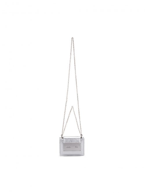 MUSINSA | MATIN KIM ACCORDION MINI BAG_SILVER