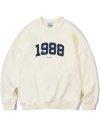 오버핏 1988 스웨트 셔츠-크림