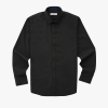 [95-130 SIZE] 블랙 슬림핏 레귤러카라 셔츠